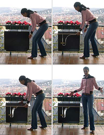 Klapptisch Balkonien