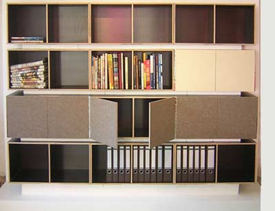Modulares Regal- und Schranksystem